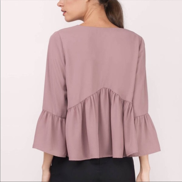 Tobi Ivana Mauve Blouse - Picture 4 of 11